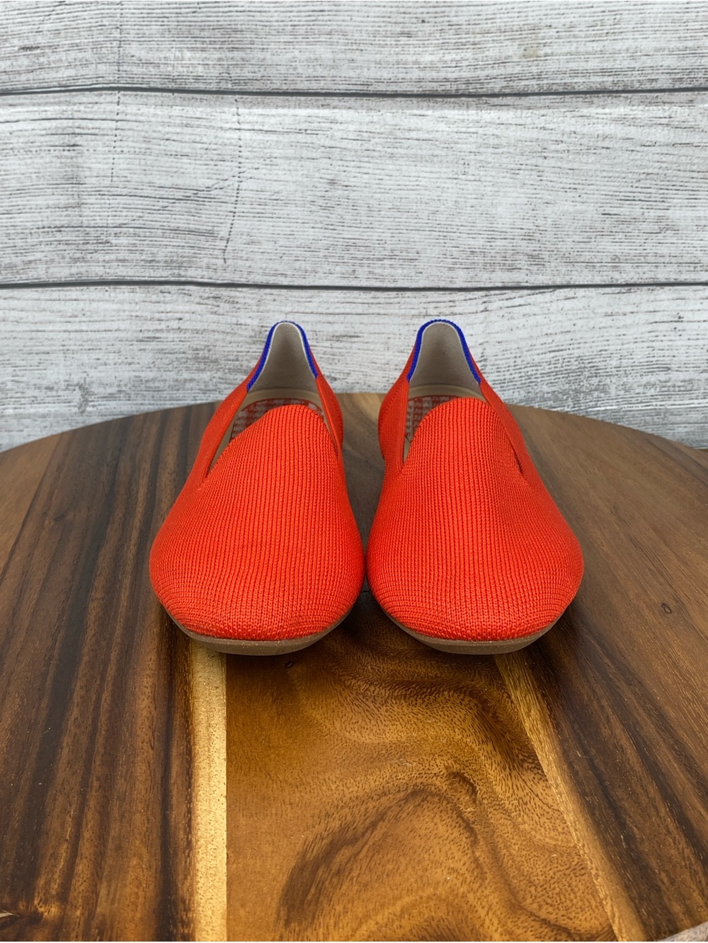 Rothy’s The Almond Loafer Poppy Red Knit Slip On Flats Women’s Shoe Size 6 - Picture 6 of 10